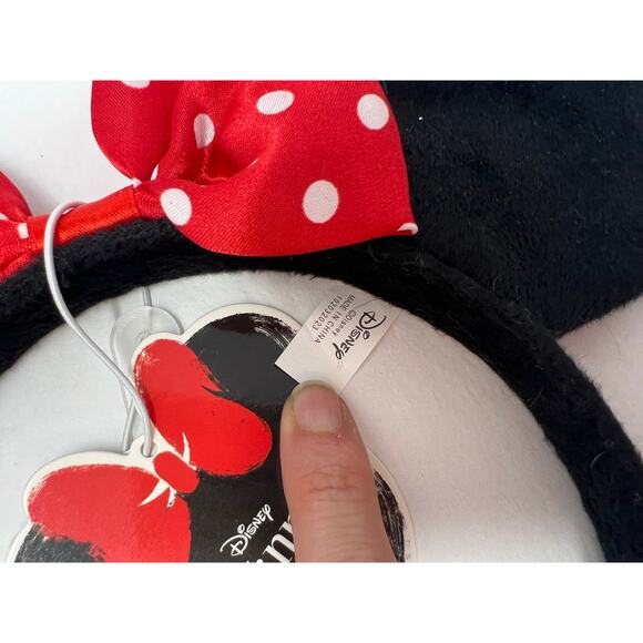 Disney Minnie Mouse Ears Headband & Cosmetic Bag Lot – Official Disney - Picture 5 of 13